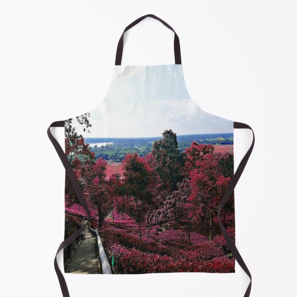Item preview, Hill View of Red Trees and Blue Sky designed and sold by Indra Agrawal.