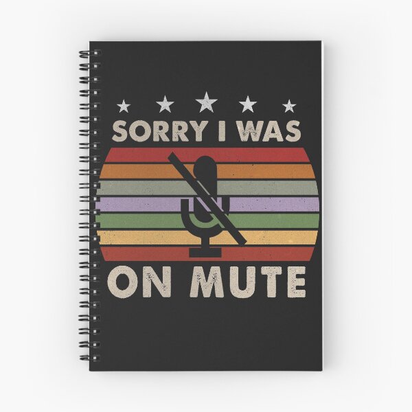 Item preview, Sorry, I Was On Mute Retro Funny Video Conference Gift  designed and sold by Ameddesigns.
