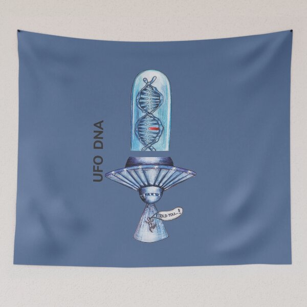Item preview, UFO DNA by FrankenDuo blue designed and sold by FrankenDuo.