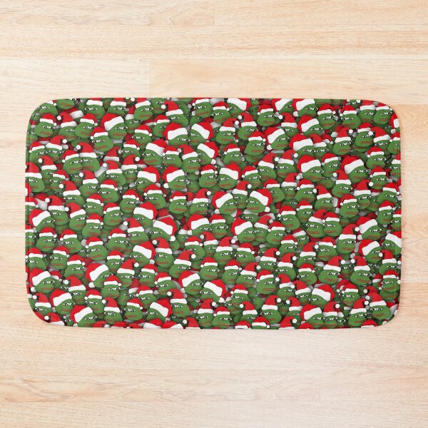 Item preview, Sad christmas frogs pattern designed and sold by dima-v.