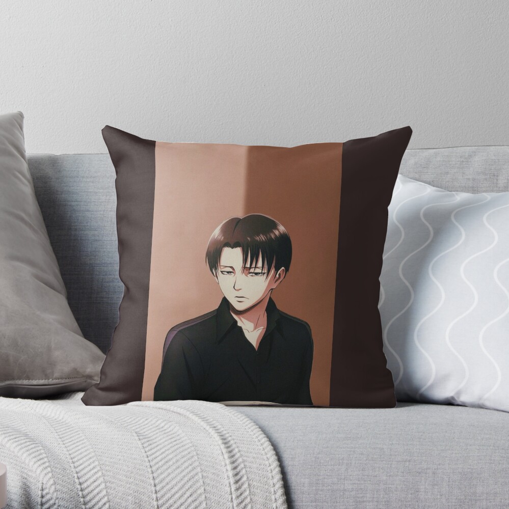 levi attack on titan pillow