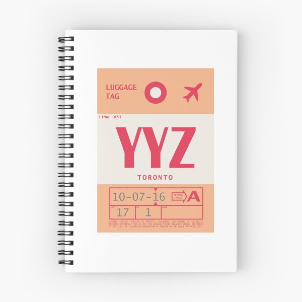Item preview, Toronto Pearson International Airport Vintage Luggage Tag designed and sold by BoeJ.