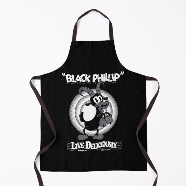 Item preview, Black Phillip - Vintage Cartoon - Witch - Goth Occult - Live Deliciously designed and sold by Nemons.