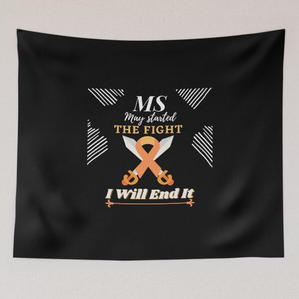 Item preview, MS Started the Fight, I will End it! designed and sold by Gifty-Designs.