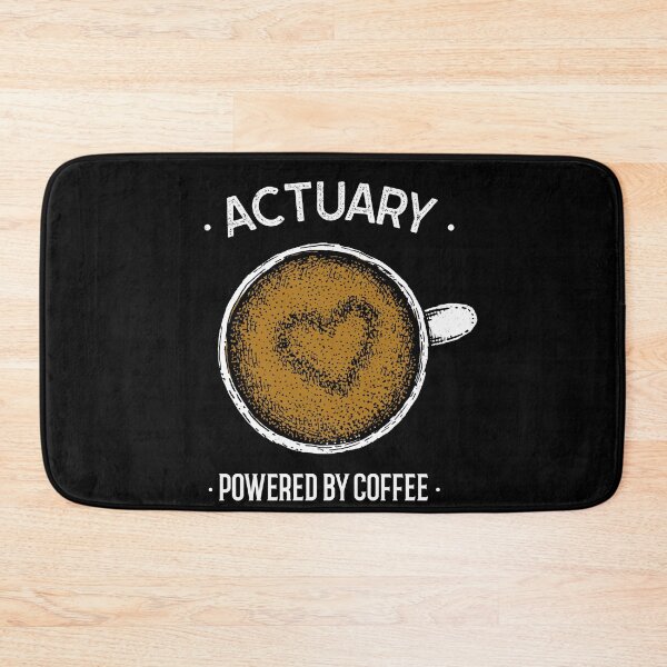 Item preview, Actuary Powered By Coffee designed and sold by jacks-tees.
