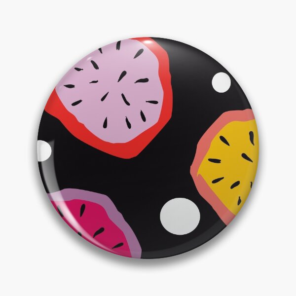 Item preview, Maximalist Dragonfruit Abstract Print designed and sold by brushbotanist.