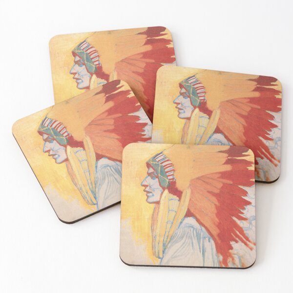 Item preview, Alphonse Mucha - Sioux Indian - Study, tempera on canvas / 1908 designed and sold by playmap.