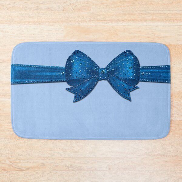 Item preview, Bow blue cute baby birthday bow wedding birth designed and sold by GlamourChick.
