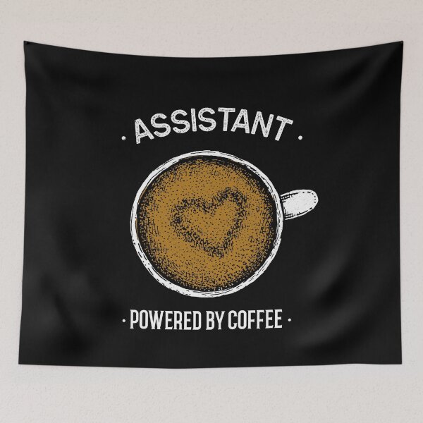 Item preview, Assistant Powered By Coffee designed and sold by jacks-tees.