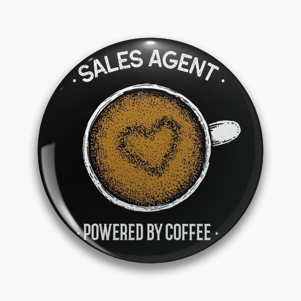 Item preview, Sales Agent Powered By Coffee designed and sold by jacks-tees.
