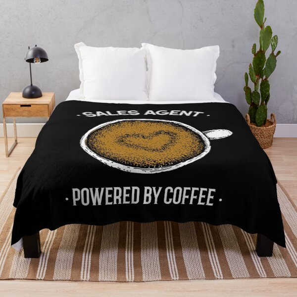 Item preview, Sales Agent Powered By Coffee designed and sold by jacks-tees.