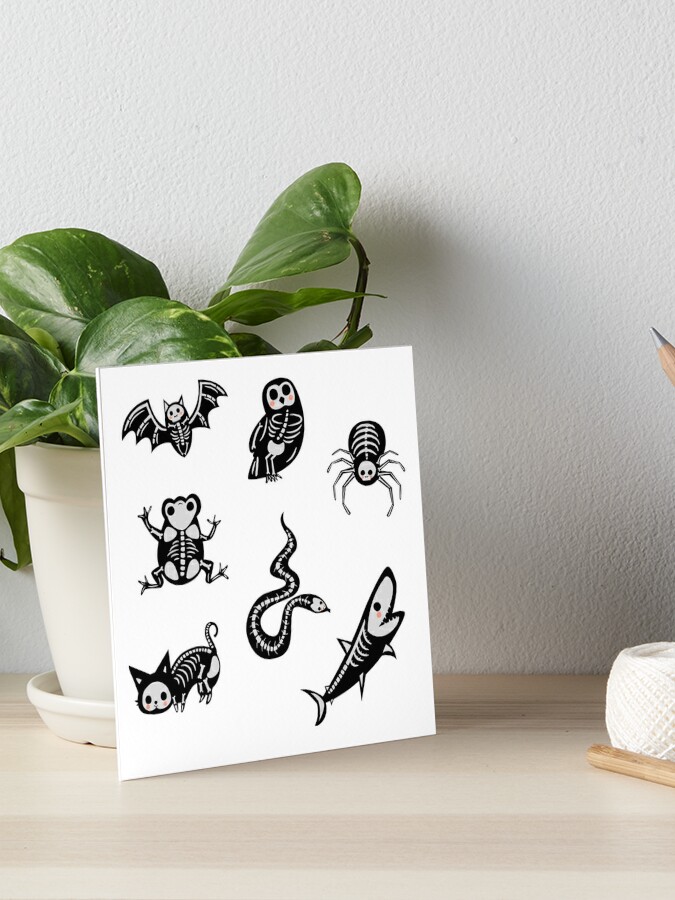 Pack of cute fall doodles | Art Board Print