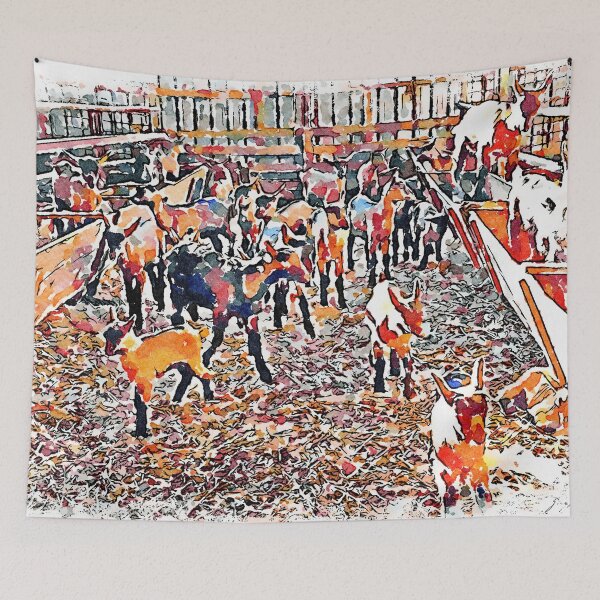Item preview, Goats in the stall designed and sold by Giuseppe Cocco.