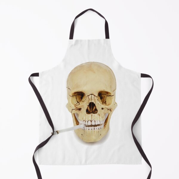 Item preview, Human skull smoking a cigarette designed and sold by Nataliia Zhekova.