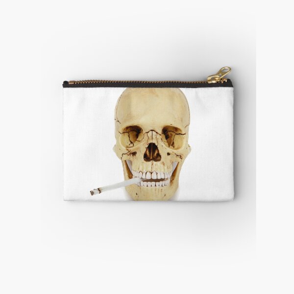 Item preview, Cráneo humano fumando un cigarrillo designed and sold by Nataliia Zhekova.