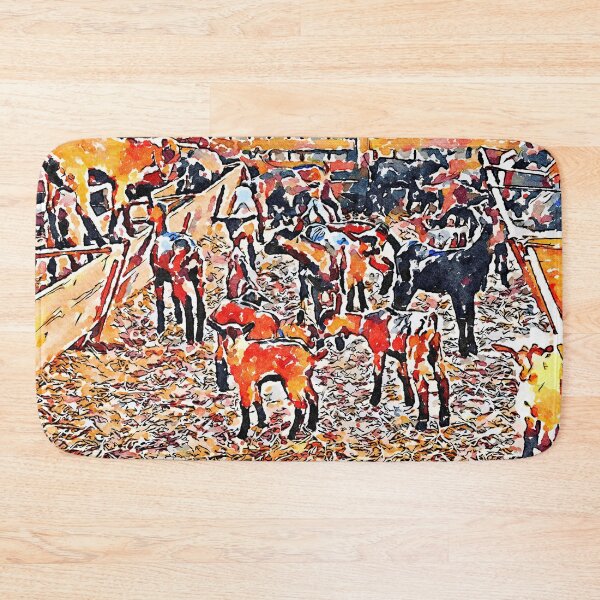 Item preview, Goats in the stall designed and sold by Giuseppe Cocco.
