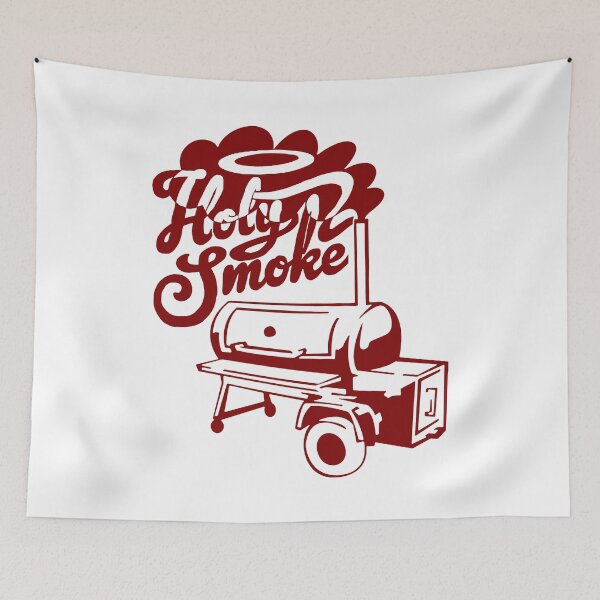 Item preview, Holy Smoke; BBQ; designed and sold by StickerApe.