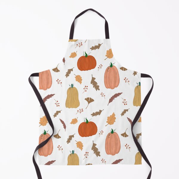 Item preview, Pumpkins and autumn leaves fall pattern - light designed and sold by artisau.