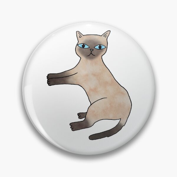 Artikelvorschau, Siamesische Katzenillustration entworfen und verkauft von KittyCatsJoy.