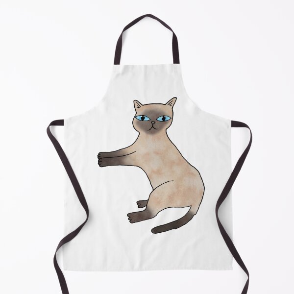 Item preview, Siamese Cat Illustration designed and sold by KittyCatsJoy.
