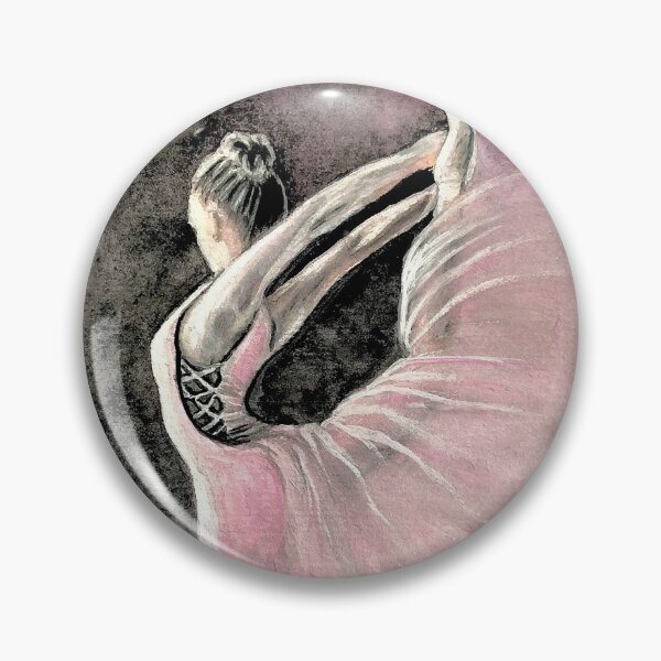 Item preview, Pink Ballerina I original watercolor painting designed and sold by GittaG74.