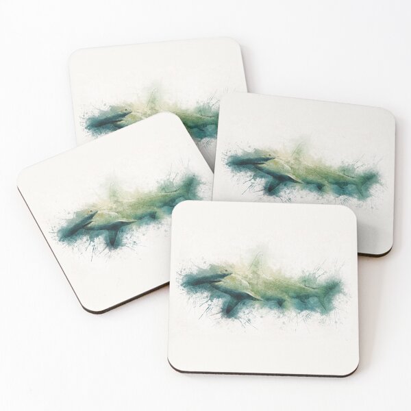 Item preview, Hammerhead Shark Watercolor Art for the Ocean Lovers and Anglers designed and sold by Naumovski.