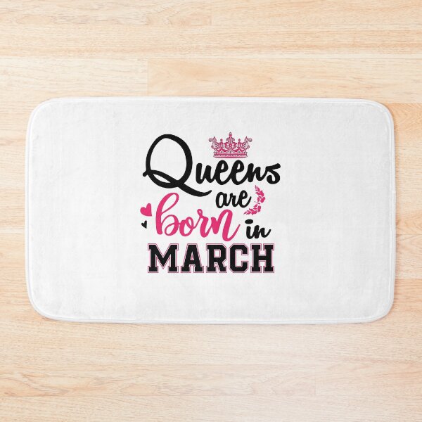 Item preview, Queens Are Born In March Girl designed and sold by autlu.