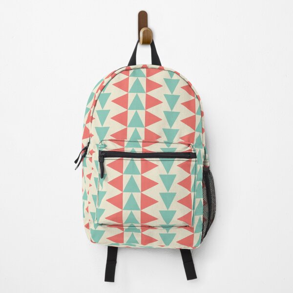 Item preview, Teal And Coral Retro Pattern designed and sold by PlusAdore.