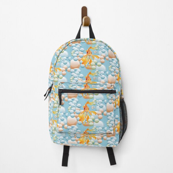 Item preview, Vermillion Goldfish In Pastel Bubble Water designed and sold by taiche.
