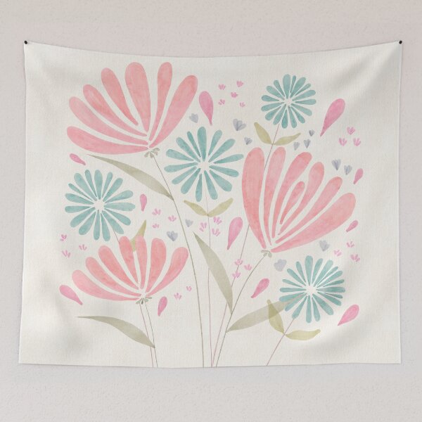 Item preview, Watercolor Flower Doodle designed and sold by ToEllaBloom.