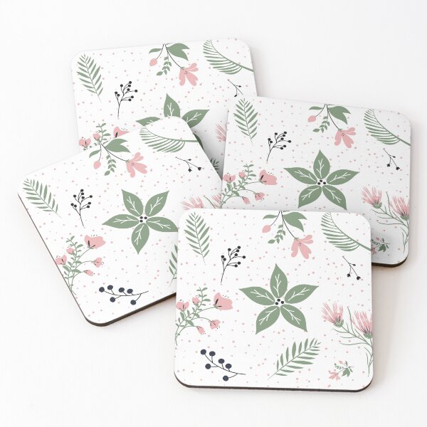 Item preview, Pink and Green Bib Flowers designed and sold by A. P..