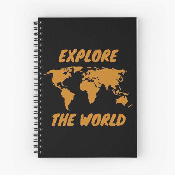 Item preview, Explore the world black designed and sold by Jenmag.
