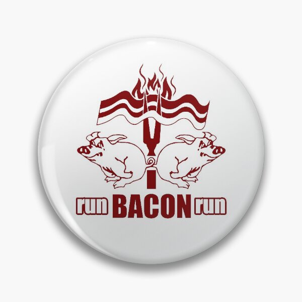 Item preview, Run Bacon Run; BBQ; designed and sold by StickerApe.