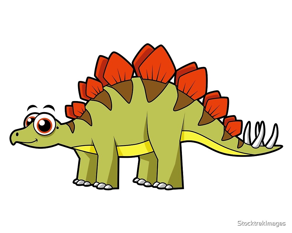 Стегозавр мультяшный