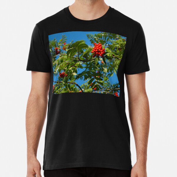 Wild Red Berry Branch Premium T-Shirt