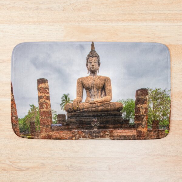 Item preview, Buddha Statue Wat Mahathat Ayutthaya Thailand designed and sold by AJEvans.