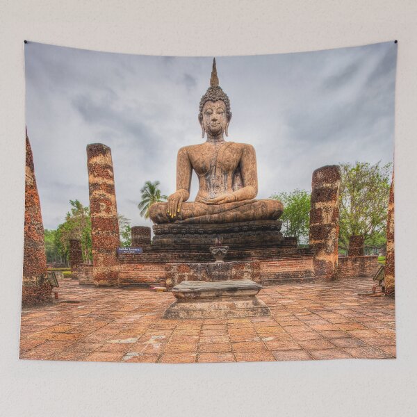 Artikelvorschau, Buddha-Statue Wat Mahathat Ayutthaya Thailand entworfen und verkauft von AJEvans.