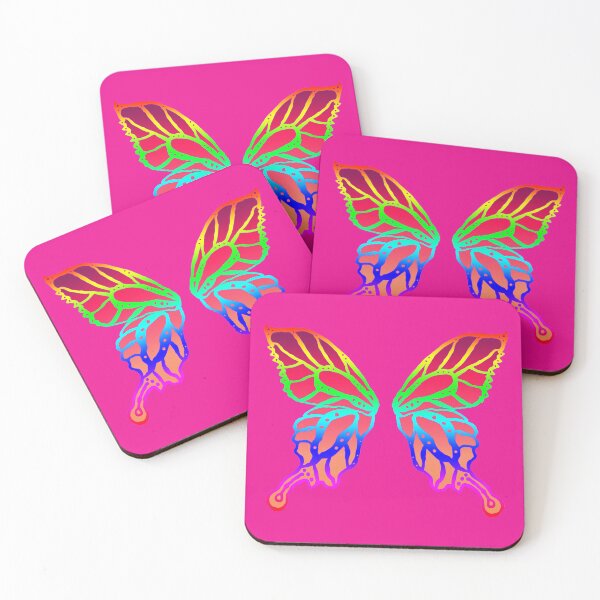 Item preview, Butterfly Faerie Wings you can wear!!!! (Rainbow Sunset) designed and sold by foxandtigersden.