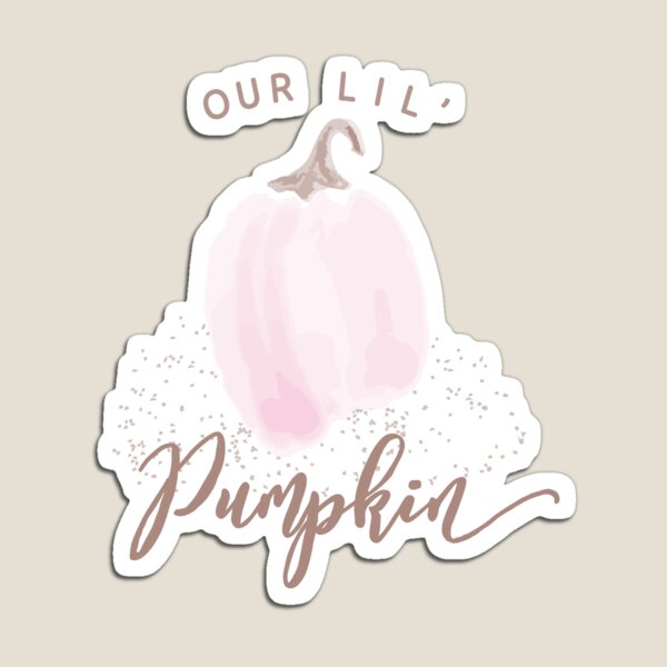 Item preview, Our Lil' Pumpkin in Blush Pink designed and sold by Rochelle Rae Design.