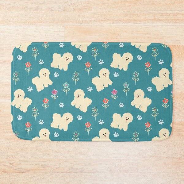 Item preview, Bichon Frise and Flowers designed and sold by Lulupainting.