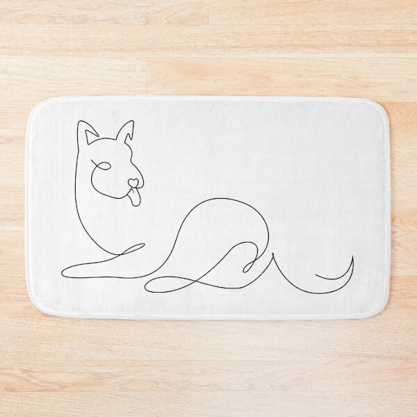 Item preview, Dog oneline illustration designed and sold by EaolaDesign.
