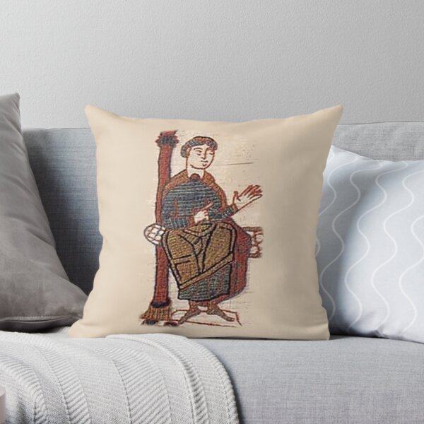 BAYEUX TAPESTRY. Bishop Odo of Bayeux. Throw Pillow