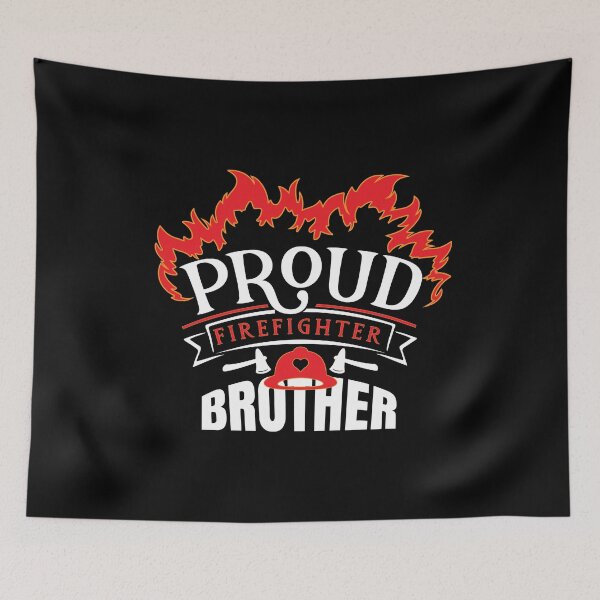 Item preview, Proud Firefighter Brother Appreciation Family Member Gift design designed and sold by Grabitees.