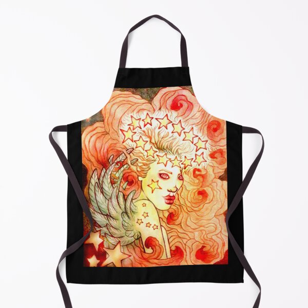 Glamorous Star Angel image titled: Glow created by Stephanie Ann Garcia Apron