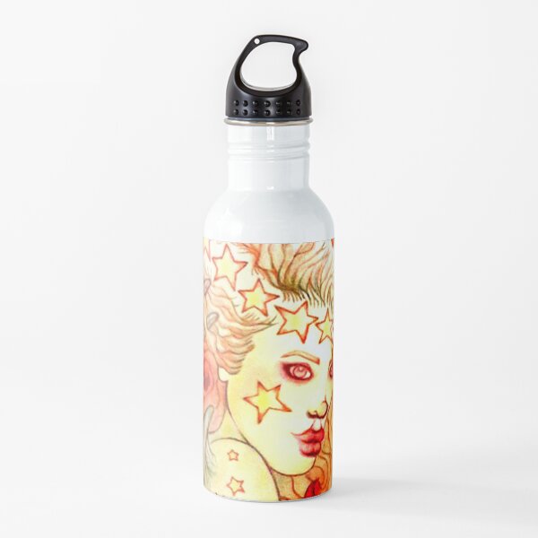 Glamorous Star Angel image titled: Glow created by Stephanie Ann Garcia Water Bottle