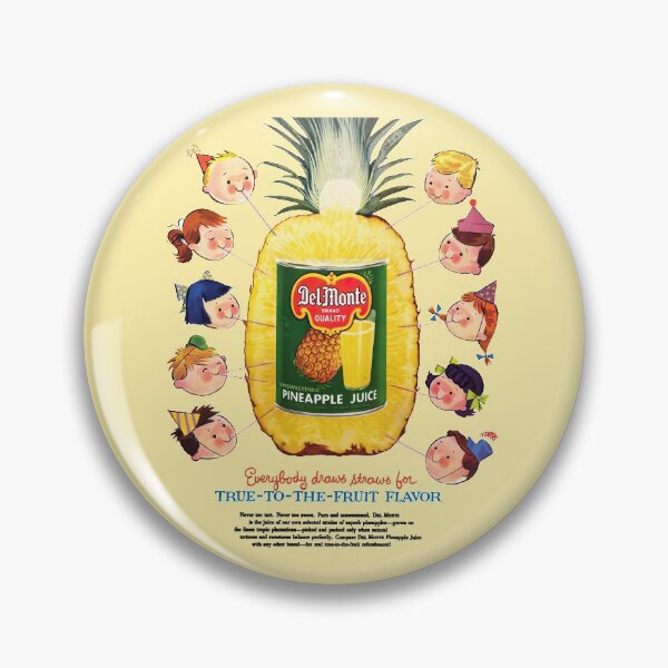 Item preview, PINEAPPLE JUICE ADVERT designed and sold by ThrowbackAds.