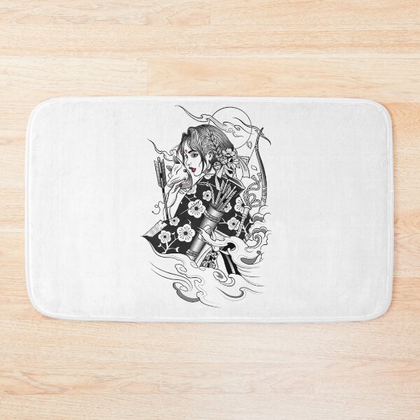 Item preview, Geisha With Fox Mask And Bow designed and sold by JTS STORE.