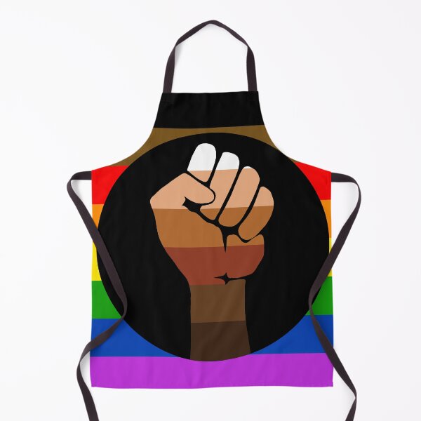 Item preview, QPOC Pride Flag - Black Fist designed and sold by ValentinaHramov.