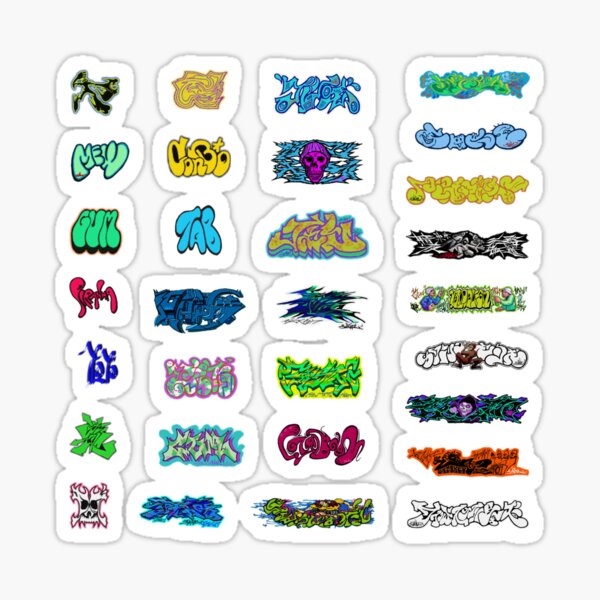 Vista previa del artículo con la obra «Paquete de arte Jet Set Radio Graffiti», diseñado y vendido por everything4eva.