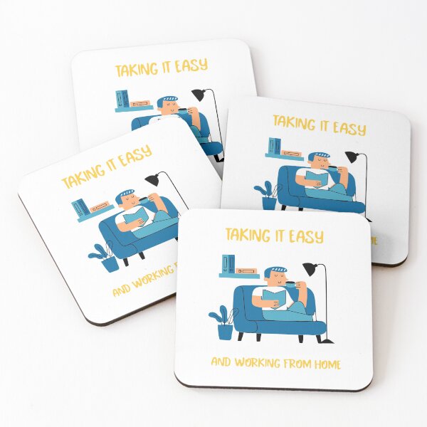 Item preview, Taking It Easy Working From Home designed and sold by HappyFunnyTees.
